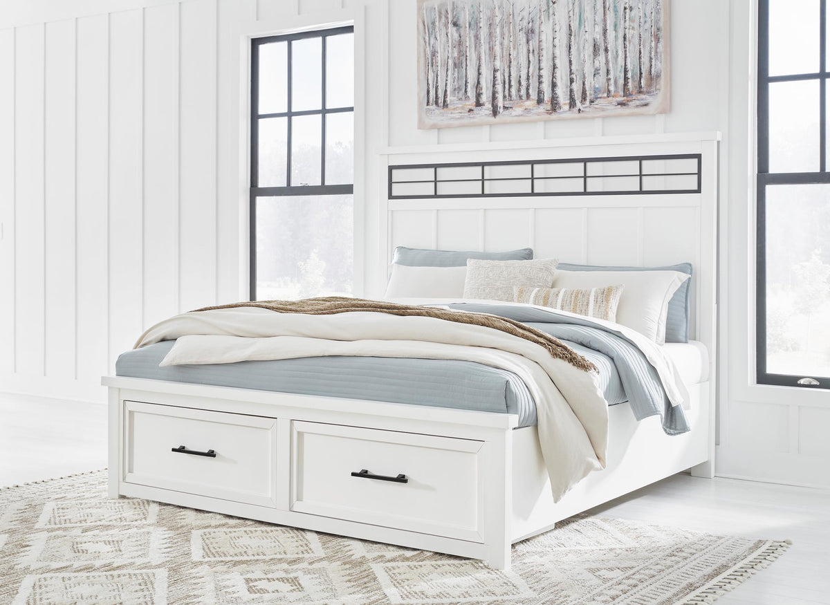 Ashbryn Panel Storage Bed Queen