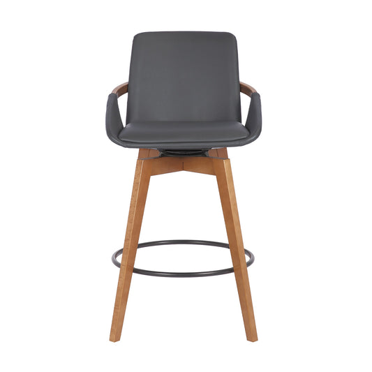 Baylor 26" Swivel Bar Stool Gray