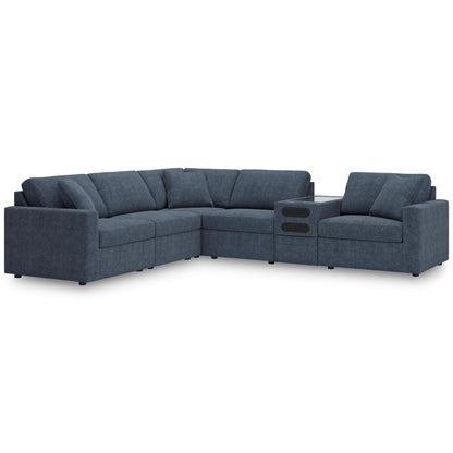 Modmax 6-Piece Sectional with Audio Console Ink