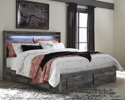 Ashley Baystorm King Panel Bed with 6 Storage Drawers