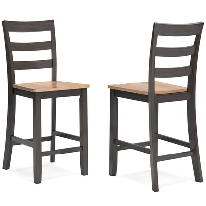 Gesthaven Counter Height Barstool (Set of 2) Brown