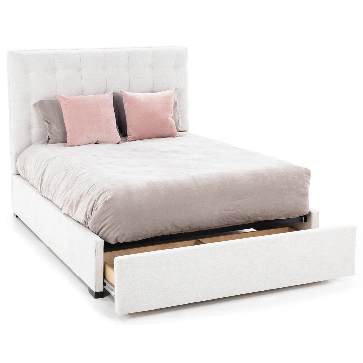 Abby Queen Upholstered Storage Bed