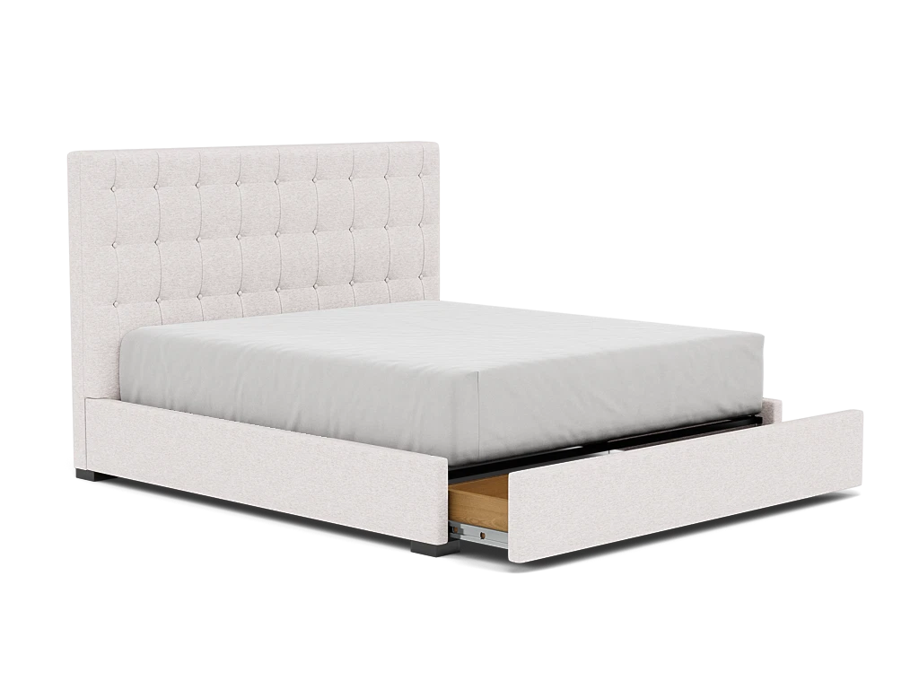 Abby King Upholstered Storage Bed