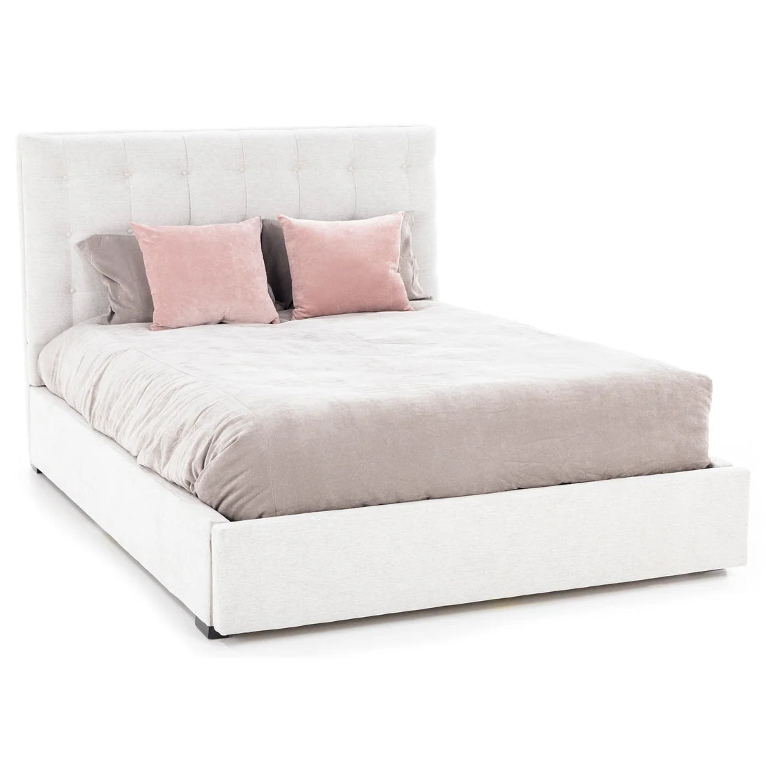 Abby King Upholstered Storage Bed