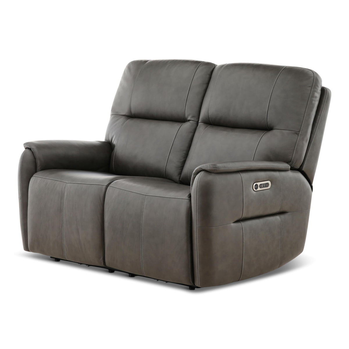 Flexsteel Walker Leather Power Reclining Loveseat