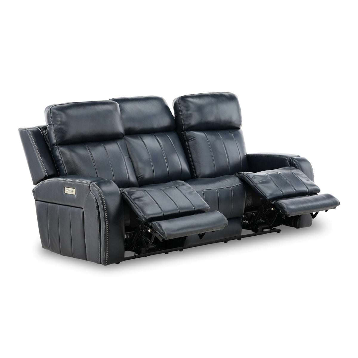 Hampton Leather Home Theater Sofa