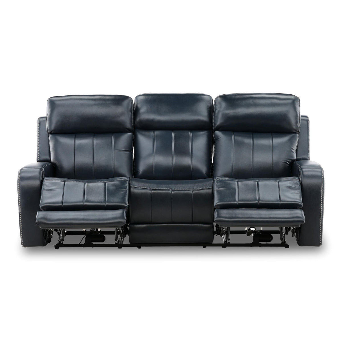 Hampton Leather Home Theater Sofa