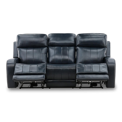 Hampton Leather Home Theater Sofa