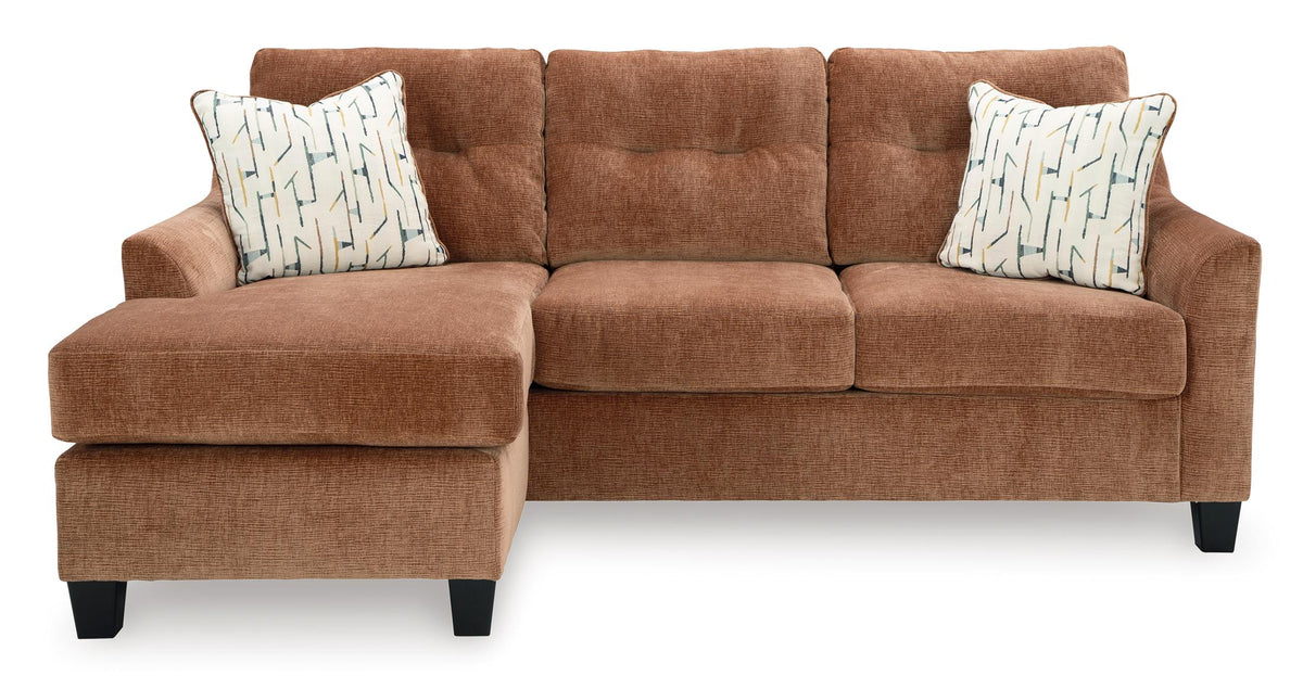 Amity Bay Sofa Chaise Clay