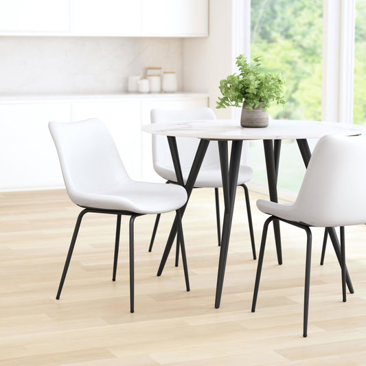 Byron Dining Chair (Set of 2) White - alternate view