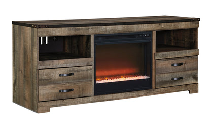 Trinell 63" TV Stand with Fireplace Option