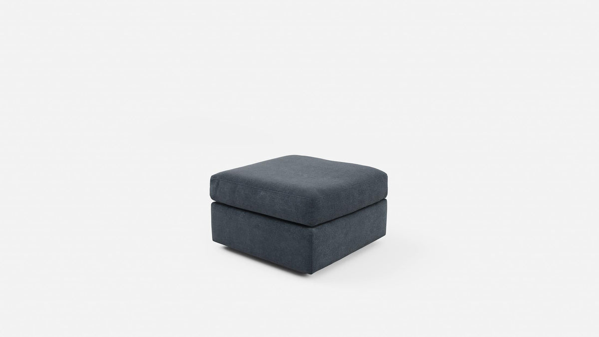 Modular One Bumper Ottoman Navy