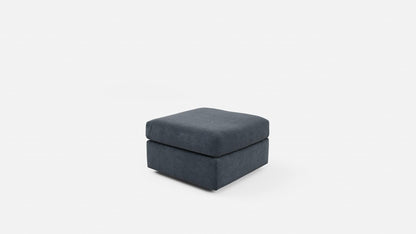 Modular One Bumper Ottoman Navy
