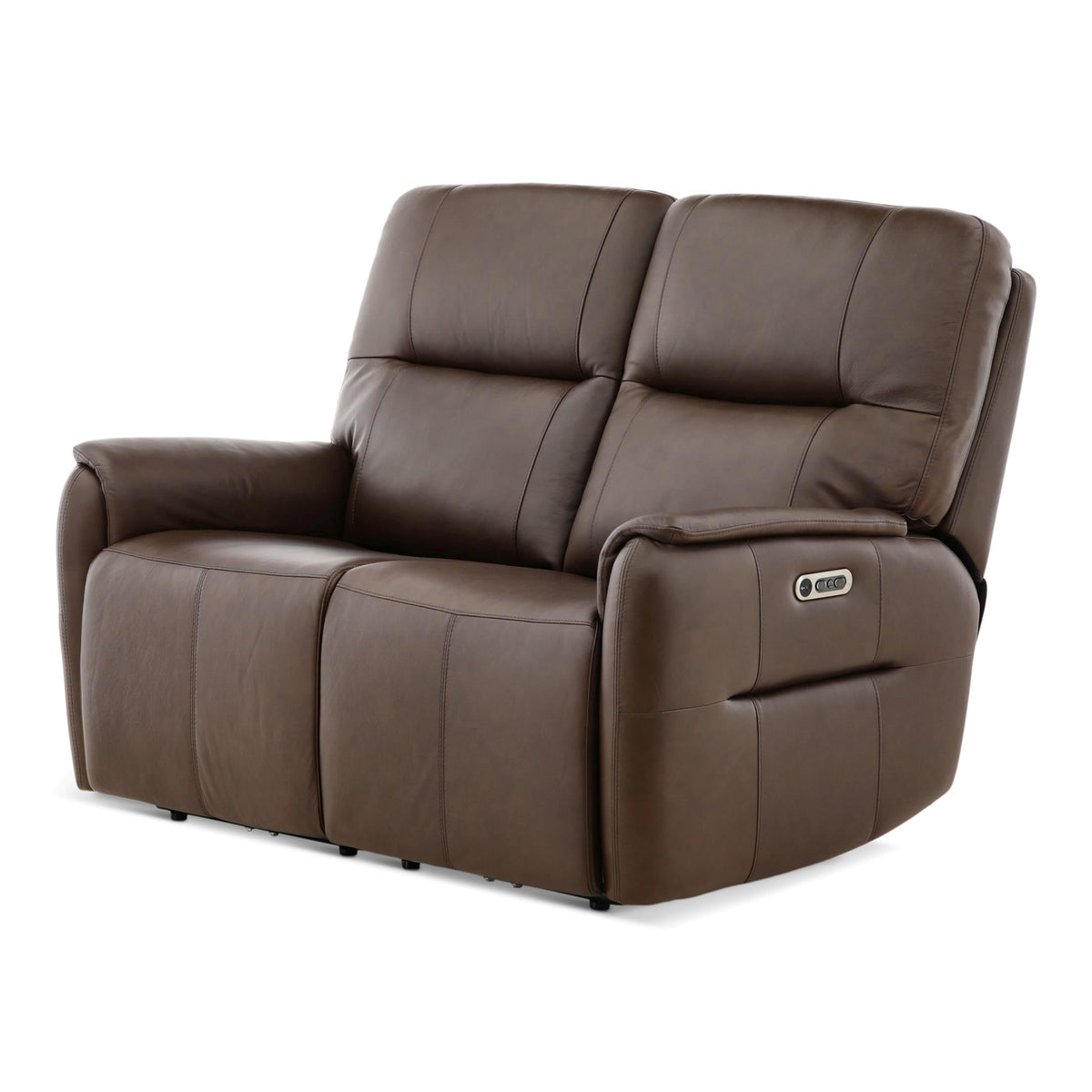 Flexsteel Walker Leather Power Reclining Loveseat