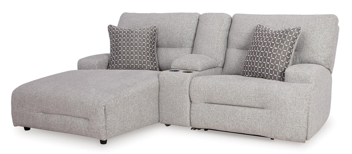 Acklen Place Left Facing 3-Piece Power Reclining Sectional Sofa with Chaise