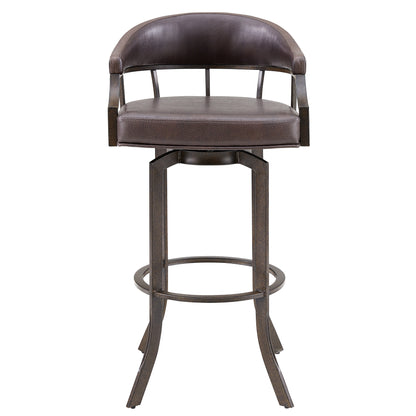 Pharaoh Swivel 26" Bar Stool Auburn