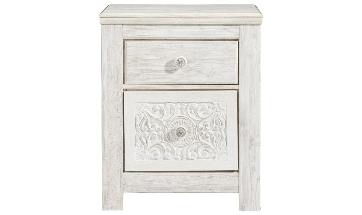 Ashley Paxberry 25" 2 Drawer Charging Nightstand