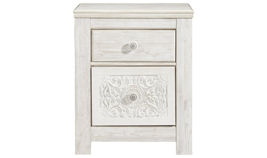 Ashley Paxberry 25" 2 Drawer Charging Nightstand