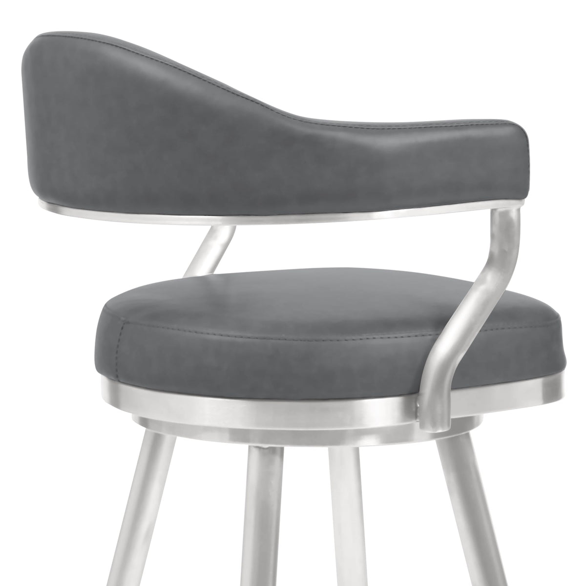Justin 26" Counter Height Swivel Bar Stool
