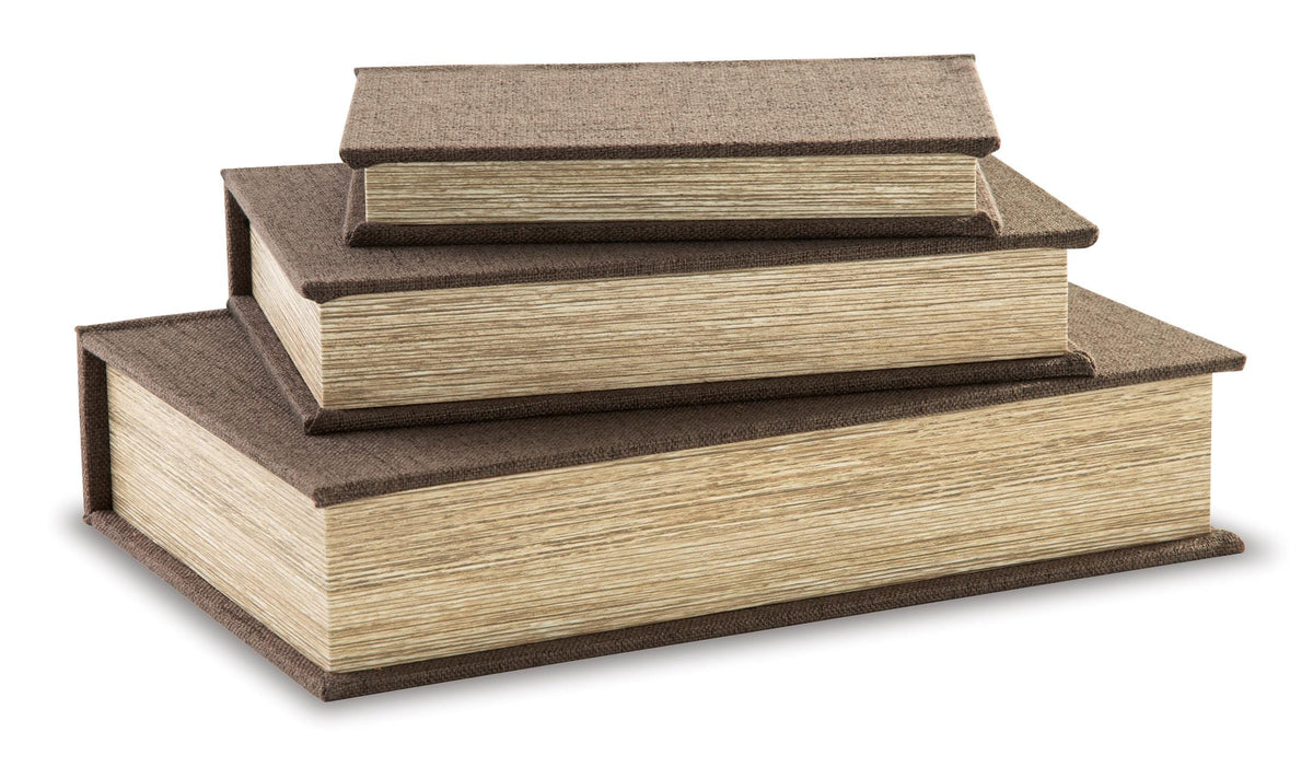 Ashley Jolina Box (Set of 3) Brown