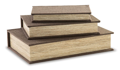 Ashley Jolina Box (Set of 3) Brown