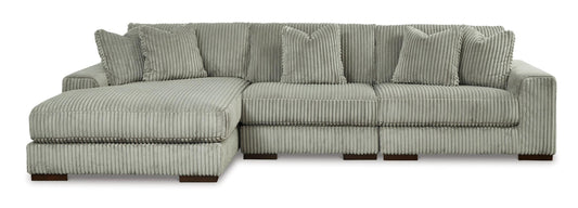 Lindyn 3-Piece Fog Sectional with Chaise Left-Facing