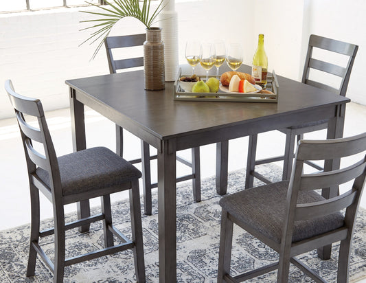Bridson 5 Piece Counter Dining - Gray - alternate view
