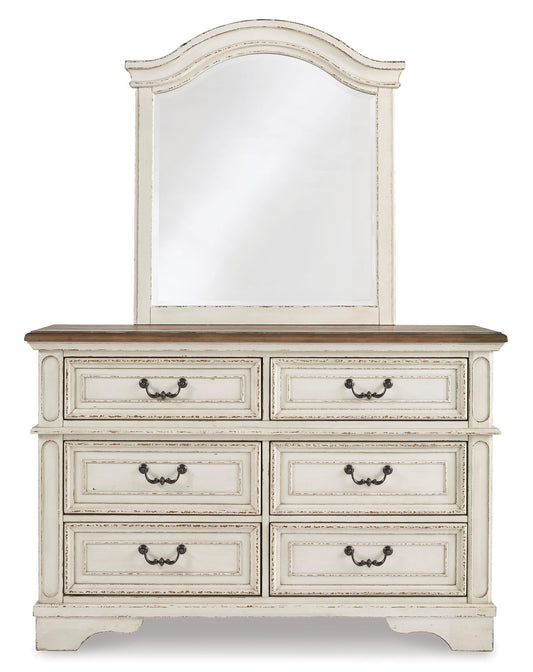 Realyn 54" 6 Drawer Dresser and Mirror