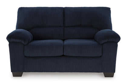 SimpleJoy Loveseat Navy