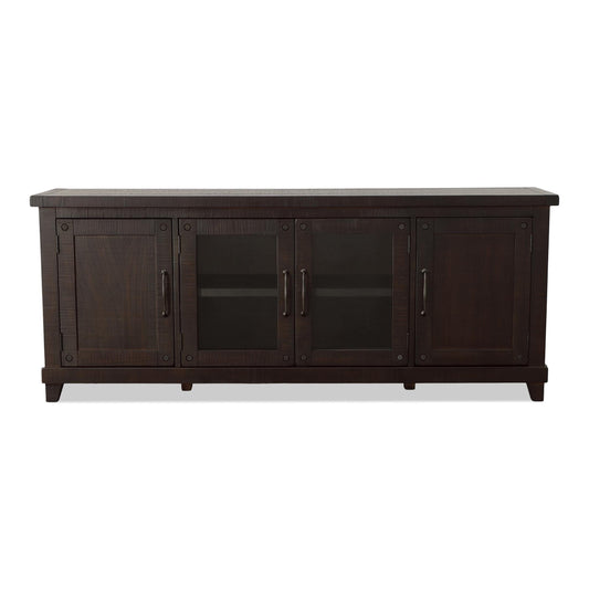 Emma 74" TV Stand Dark Brown