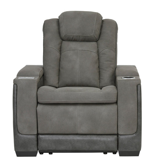 Ashley Next-Gen DuraPella Performance Fabric Dual Power Recliner Slate