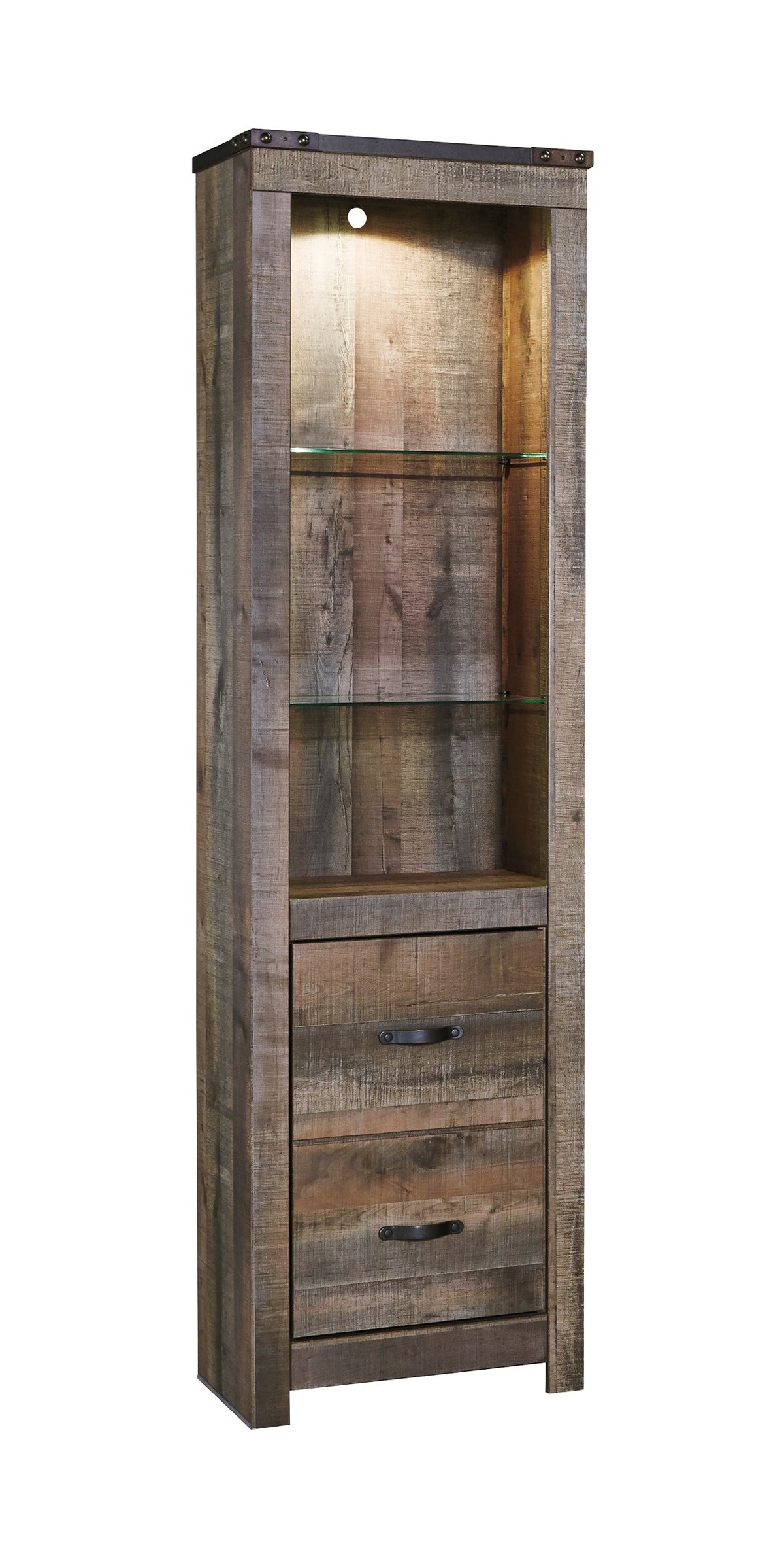 Ashley Trinell Pier with LED Lighting Brown