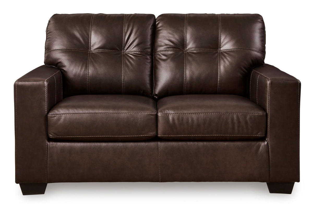Santorine Loveseat Dark Brown