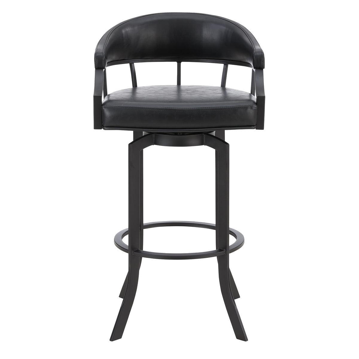 Pharaoh Swivel 30" Bar Stool Black