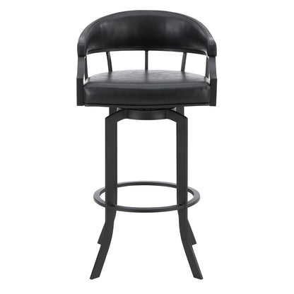 Pharaoh Swivel 30" Bar Stool Black