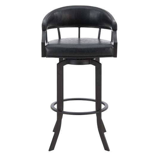 Pharaoh Swivel 30" Bar Stool Black