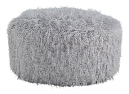 Galice Oversized Accent Ottoman Light Gray