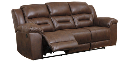 Stoneland Reclining Sofa Chocolate