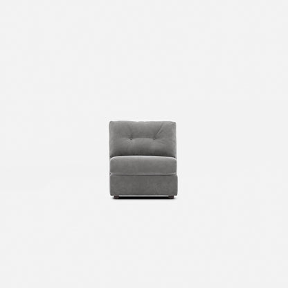 Modular One Armless Chair Granite