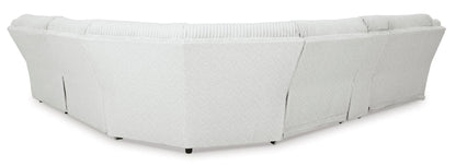 Top Tier Right Facing 6-Piece Reclining Sectional with Chaise