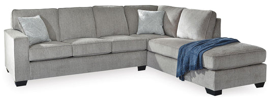 Altari 2-Piece Alloy Sectional with Chaise Right-Facing