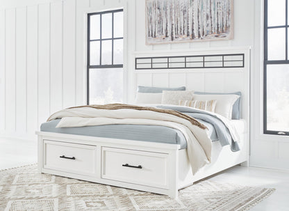 Ashbryn Panel Storage Bed King