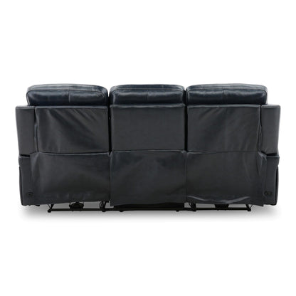 Hampton Leather Home Theater Sofa