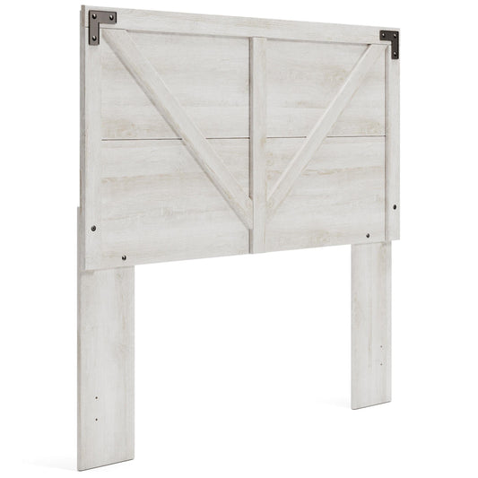 Shawburn Full Crossbuck Panel Headboard Whitewash