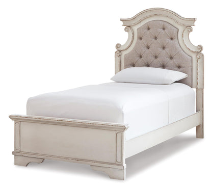 Realyn Upholstered Panel Bed Twin