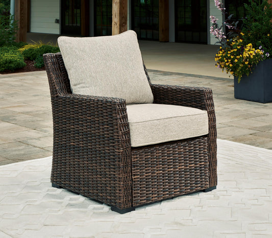 Brook Ranch Outdoor Lounge Chair with Cushion - alternate view