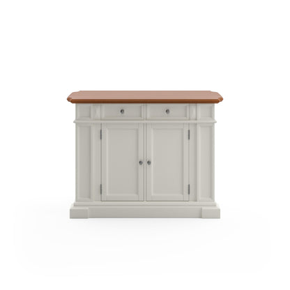 Americana Kitchen Island White