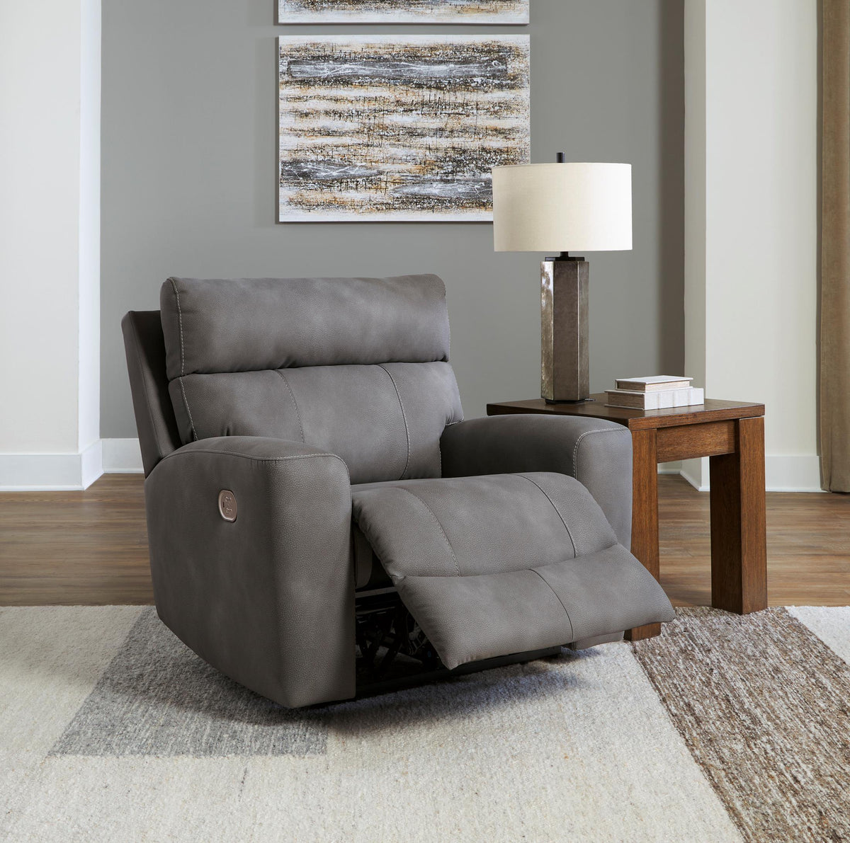 Ashley Next-Gen DuraPella Oversized Dual Power Performance Fabric Recliner