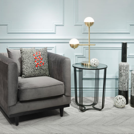 Waterloo Table Lamp White & Bronze - alternate view