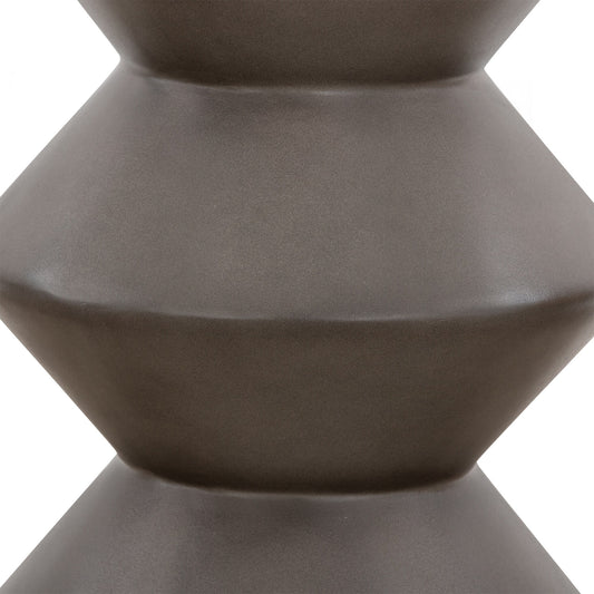 Lizzie Concrete Indoor Outdoor Accent Stool End Table - alternate view